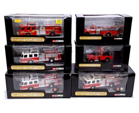 Corgi, a boxed 1:50 scale Fire Service group. Although unchecked for completeness, conditions generally appear to be Excellen