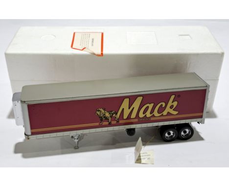 Franklin Mint 1:32 scale Mack Refrigeration Trailer. Although unchecked for completeness, condition generally appears to be G