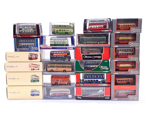Corgi, a bus related boxed group.&nbsp;Although unchecked for completeness. Condition generally&nbsp;appears to be Excellent 