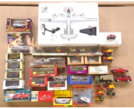 Matchbox, Brumm, Schuco &amp; similar, a boxed and unboxed mixed vehicle group. Although unchecked for completeness, conditio