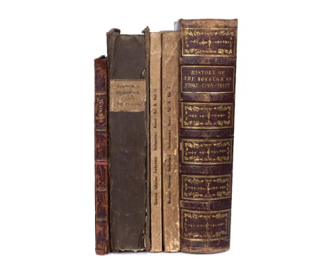 WARD, John, The Borough of Stoke-upon-Trent, Its History, Statistics, Civil Polity and Traffice, W Lewis, London 1843. With f