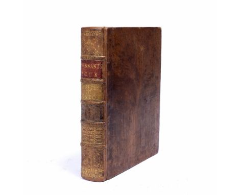 PENNANT, Thomas, 'The Journey From Chester to London'. B White, London 1782, vignette of East Gate Chester on title page and 