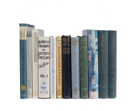 ART &amp; CERAMIC REFERENCE:- An extensive collection of approximately 70 titles relating to the study of Painting and Porcel