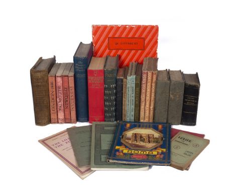 TRAVEL: An assortment of old guide books and other reference books various inc. Leigh's New Picture of London 1824/5; Ward Lo