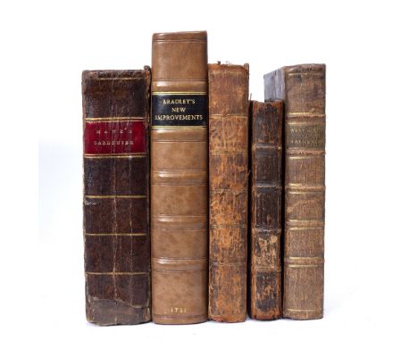 BRADLEY, Richard, New Improvements of Planting and Gardening both Philosophical and Practical. 6th Ed. Knapton, London 1731 w