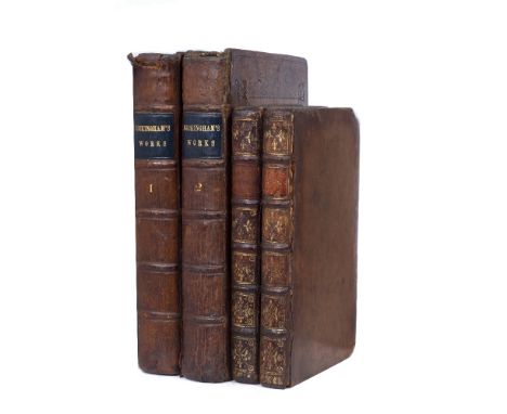 VILLIERS, George, Duke of Buckingham, Works thereof. 2 vols. 3rd Ed. Sam Briscoe, London 1715. with portrait frontispiece. 8v