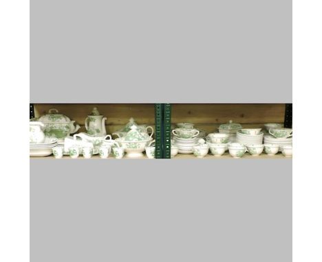 An extensive Masons Fruit Basket pattern part tea and dinner service, to include tureens, meat plates and a cheese dish
