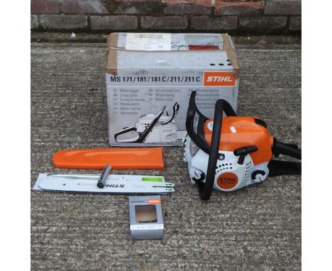 A Stihl petrol chainsaw