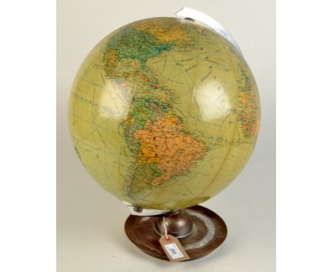 A J R O Globus terrestrial 12" globe.