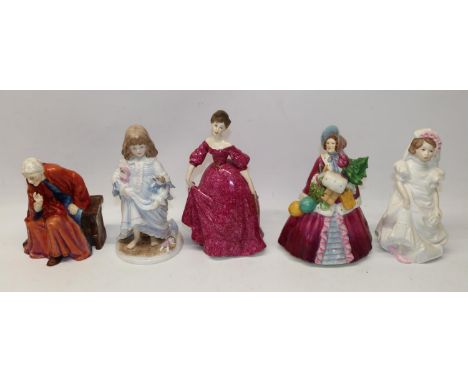 Collection of Royal Worcester figures, incl. 'The Fortune Teller' 2924 modelled by F.G. Doughty; 'Noel' 2905 modelled by Will