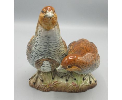 Beswick pair of partridges, model no. 2064, H15cm