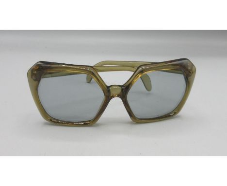 Pair of vintage ladies Christian Dior sunglasses, CD logo to arms