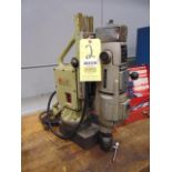 MAGNETIC BASE DRILL, BUX MDL. DH 1-14 RP, 1/2" cap., S/N BS46744
