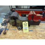 LOT OF BENCH VISES (2): (1) 5" & (1) 3-1/2"