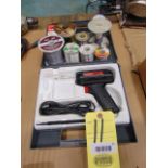 SOLDERING GUN, WELLER, w/ solder