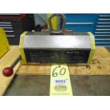 PERMANENT MAGNETIC LIFTING DEVICE, TECNOMAGNETE MDL. MAX 1000, 1999, 1000 lb. cap., S/N 4576