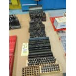 LOT OF HAND STAMPS, assorted