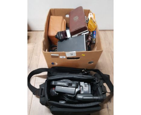 A BOX CONTAINING TELEFUNKEN  CAM RECORDER