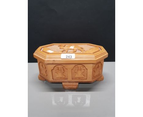 CARVED TRINKET BOX