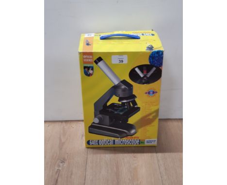 BOXED 640X OPTICAL MICROSCOPE