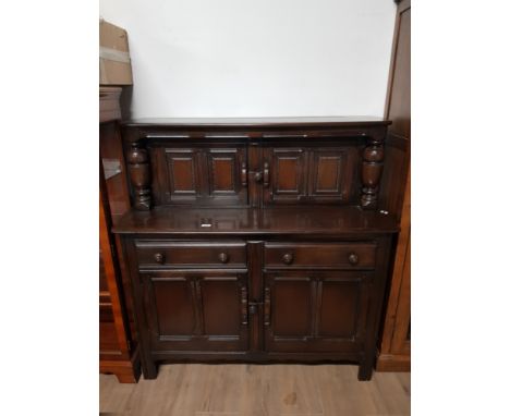ERCOL CATHEDRAL STYLE BUFFET SIDEBOARD