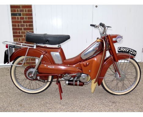 - Restored original collectable moped
- Offered with maintenance manual, restoration invoices and spare parts catalogue
- Par