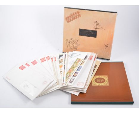 Box of First Day Covers and loose stamps (one box)