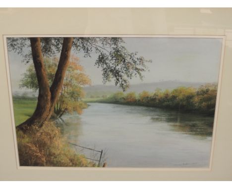 A pastel sketch, Maurice Baker, The Seven at Belvidere 