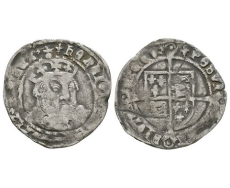 1544-1547 AD. Third coinage, bust 2. Obv: three quarter facing bust with HENRIC 8 D G R AGL Z FRANC legend and 'lis' mintmark