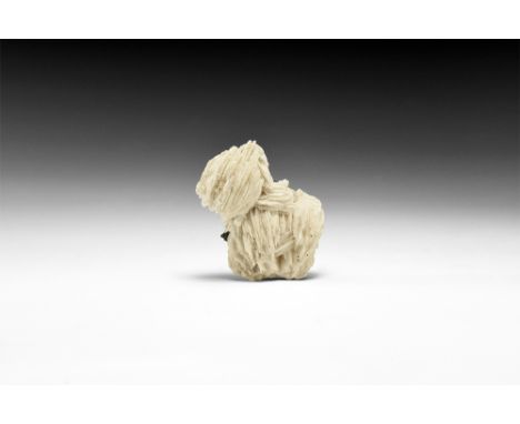 An old specimen of baryte denoted by the old collector's label with the archaic term 'Barytes', probably from Cumbria, UK; in