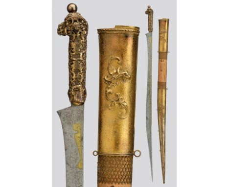 An important flyssa dating: 19th Century provenance: Algeria Strong, single-edged blade of typical shape, the back and the ar