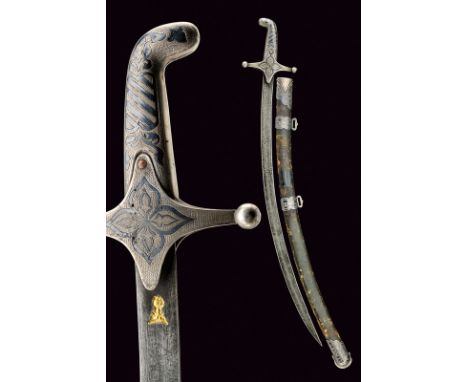 A bravery sabre dating: Second part of the 20th Century provenance: Russia Curved, single-and false-edged blade with Cyrillic