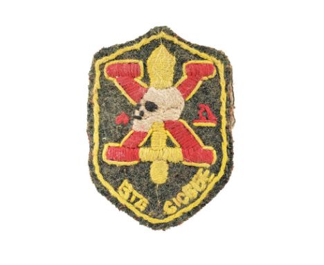 "Giobbe" battalion dating: second quarter of the 20th Century provenance: Italian Social Republic Made of green-grey cloth; o