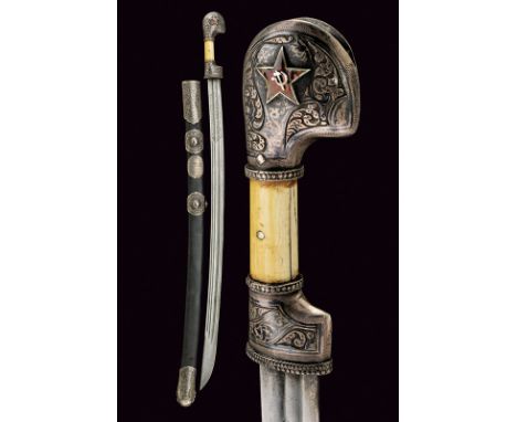 A shasqua dating: Second part of the 20th Century provenance: Russia Curved, single-and false-edged blade with triple groove,