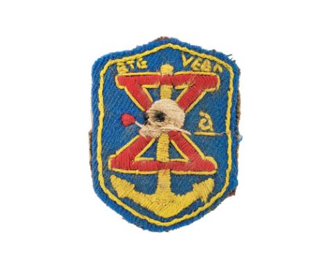 "Vega" battalion dating: second quarter of the 20th Century provenance: Italian Social Republic Made of blue cloth, with anch