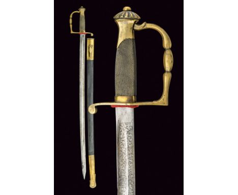 A 1833 mod. sabre for adjutants and town guards dating: second quarter of the 19th Century provenance: Kingdom of the Two Sic