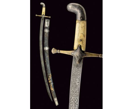 A kilic dating: Second part of the 20th Century provenance: Caucasia Curved, flat, single-and false-edged blade, engraved wit