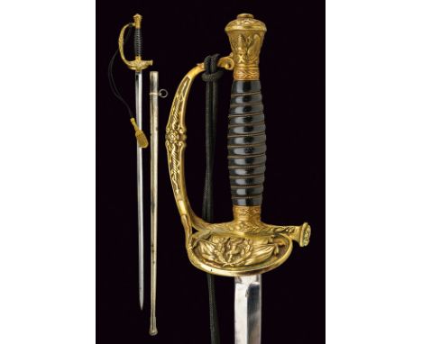 A medical officer sword dating: third quarter of the 19th Century provenance: France Straight, double-edged blade, ribbed at 