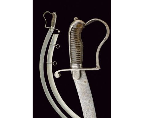 A rare hussar royal guard officers sabre epoch Ferdinand I and II dating: second quarter of the 19th Century provenance: King