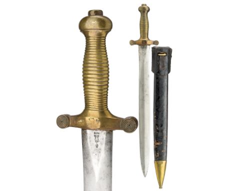 A first model "Cacciatori" dagger dating: second quarter of the 19th Century provenance: Kingdom of the Two Sicilies Wide,, d