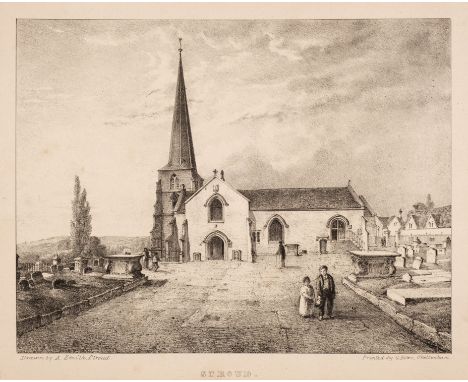 Smith (Alfred). Twenty Lithographic Views of Ecclesiastical Edifices in the Borough of Stroud, by Alfred Smith, Artist, with 