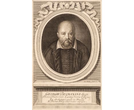 Buchanan (George). The History of Scotland, faithfully rendered into English, London: Edward Jones, 1690, engraved portrait f