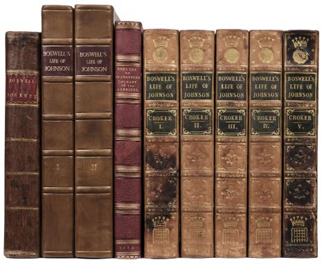 Boswell (James). The Journal of a Tour to the Hebrides, with Samuel Johnson, L. L. D., 2nd edition, revised and corrected, Lo