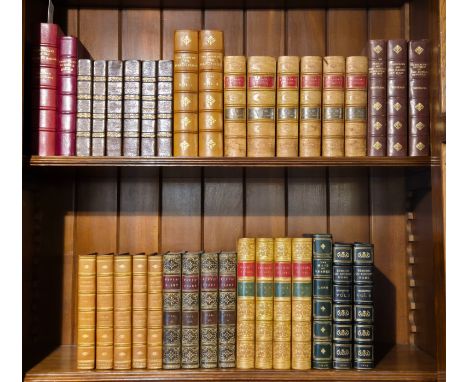 Emerson (Ralph Waldo). The Works, 6 volumes, London: Macmillan and Co., 1884, occasional light spotting, top edge gilt, conte