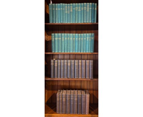 Shaw (George Bernard). The Works, 33 volumes, London: Constable &amp; Co, 1930-38, top edge gilt, original green cloth gilt, 