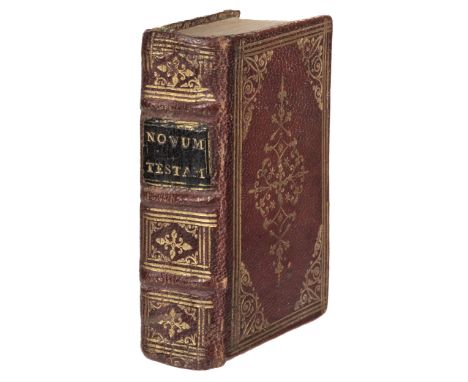 New Testament [Greek]. T?s kain?s diath?k?s apanta. Novum Jesu Christi Domini nostri testamentum, ex Regiis aliisque optimis 