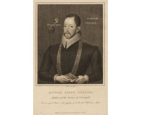Carew (Richard). Carew's Survey of Cornwall; To which are added, notes illustrative of its history and antiquities by the lat
