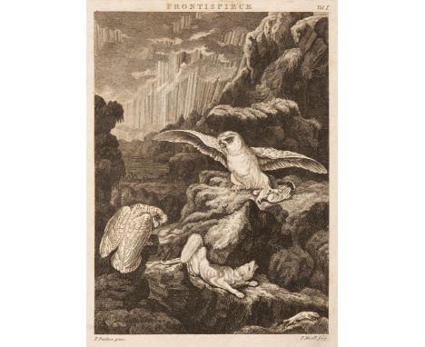 [Pennant, Thomas]. Arctic Zoology, 2 volumes, 1st edition, London: printed by Henry Hughs, 1784-85, engraved frontispiece to 