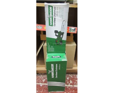 Cordless Hawksmoor chainsaw 