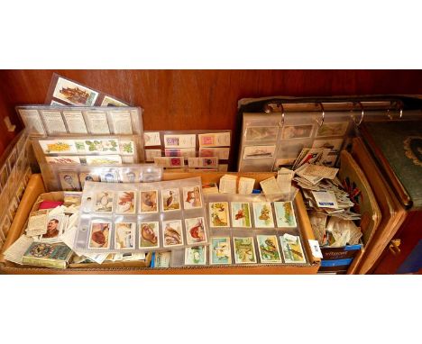 Large collection of assorted cigarette cards